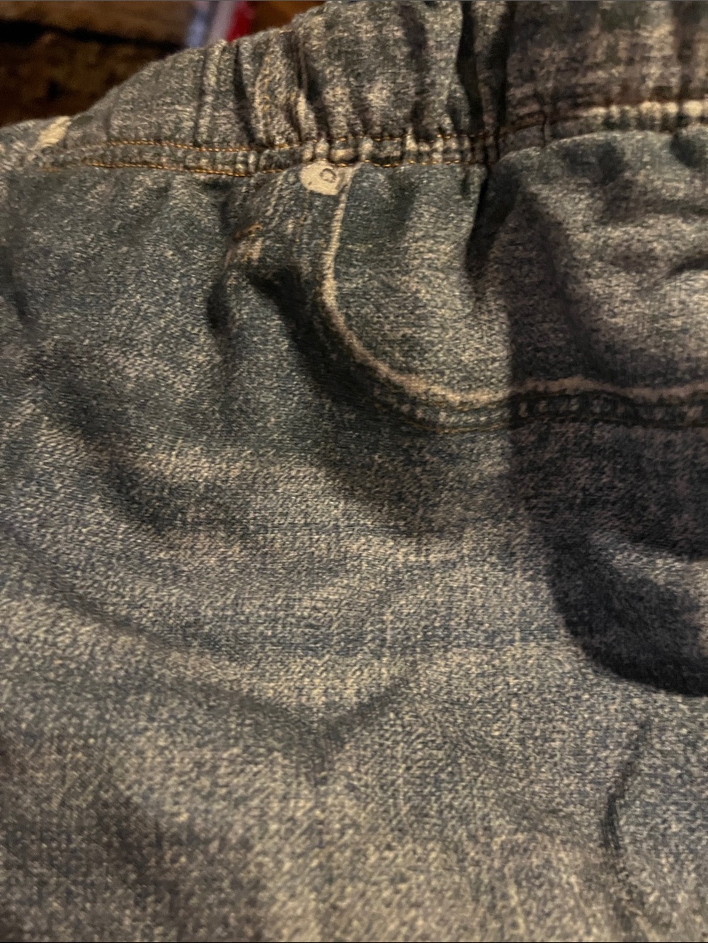 LINE XL Printed Denim-Look Wide Leg Pants - Picture 6 of 7
